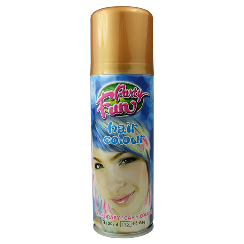 Party Fun Temporary Hair Colour GOLD 125ml
