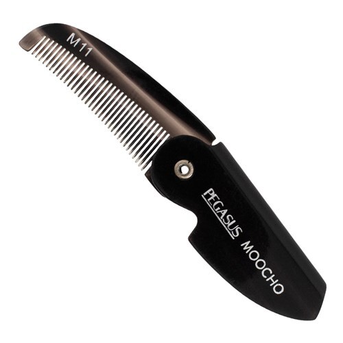 Pegasus Moocho M11 Beard & Moustache  Folding SMALL Comb
