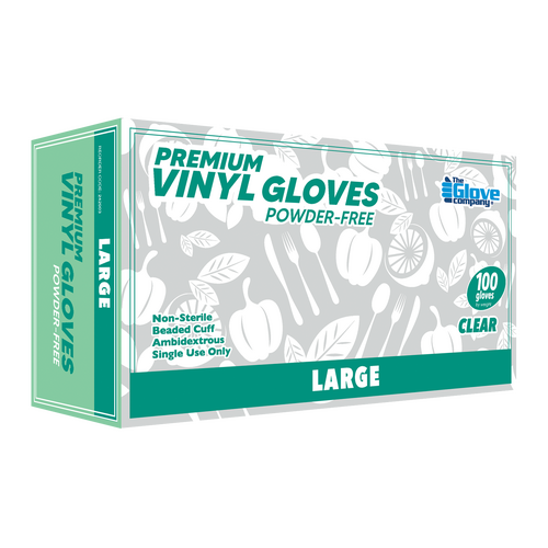 The Glove Company Premium Extra Large Vinyl Disposable Gloves
