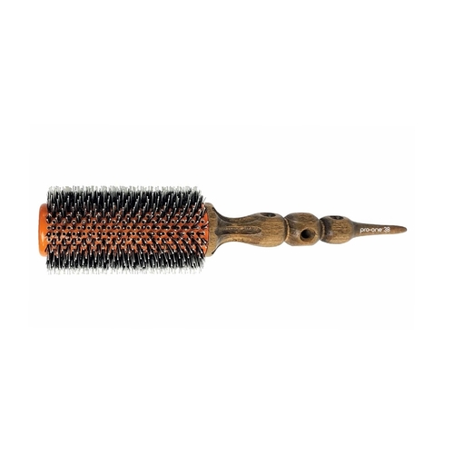 Pro-One Aerostyle Professional Boar Bristle Round Styling Brush - 38mm
