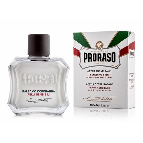 Proraso After Shave Balm 100ml - Sensitive Skin with Green Tea & Oatmeal