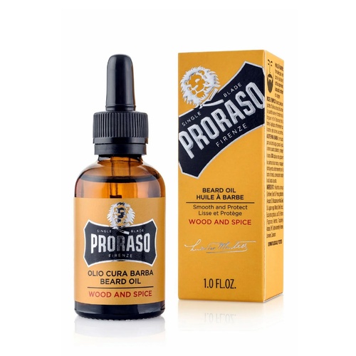 Proraso Beard Oil Wood and Spice 30ml