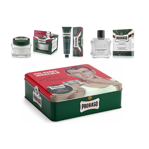 Proraso Vintage Classic Refresh Menthol & Eucalyptus Gift Set Shaving Collection