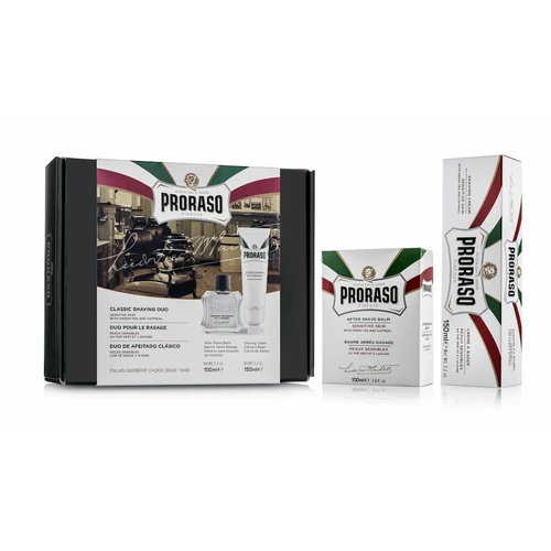 Proraso Classic Shaving Duo Pack Sensitive Skin Shave Set