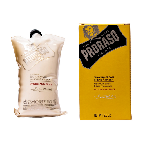Proraso wood & Spice Shaving Cream Maximum Glide 275ml