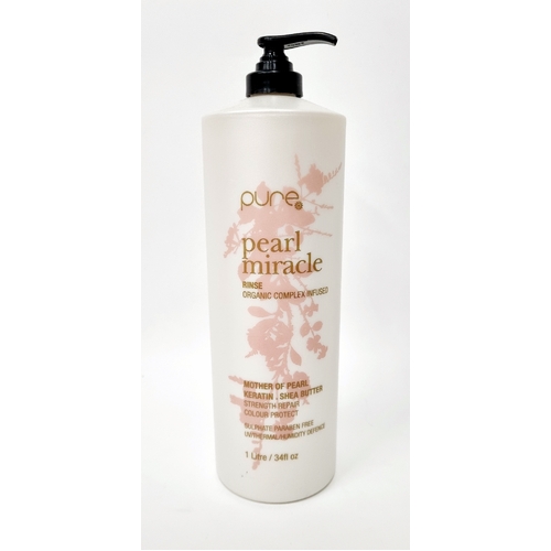 PURE PEARL MIRACLE Rinse Conditioner 1000ml / 1 Litre Organic Complex Infused 