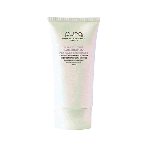 Pure Organic Certified Complex Walnut Scrub 150ml Hair scalp Pre-Wash Treatment