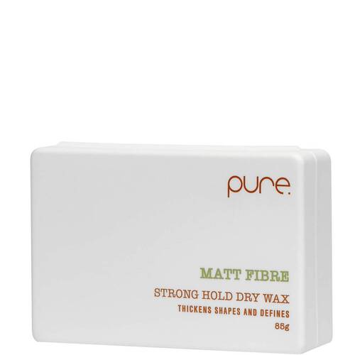 Pure Matt Fibre Strong Hold Dry Wax 85g