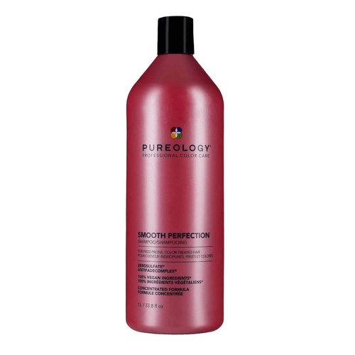 Pureology Smooth Perfection Shampoo 1000ml / 1 Litre For Frizz Prone Colour Treated hair
