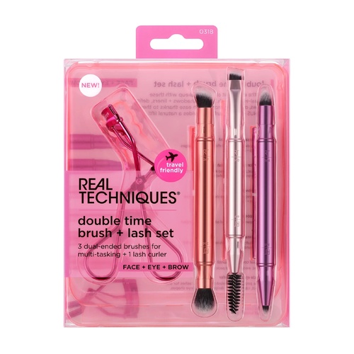 Real Techniques Double Time Brush + Lash Set