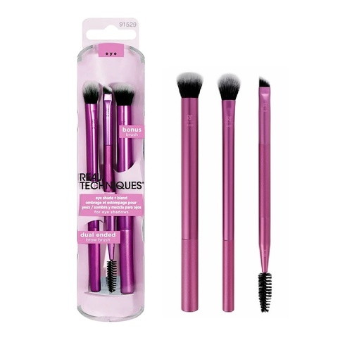 Real Techniques Eye Shade + Blend Brushes 3 Piece Set - 91529