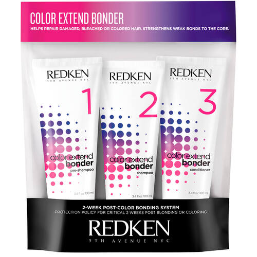 Redken Color Extend Bonder Pre-shampoo, Shampoo & Conditioner Kit 100ml