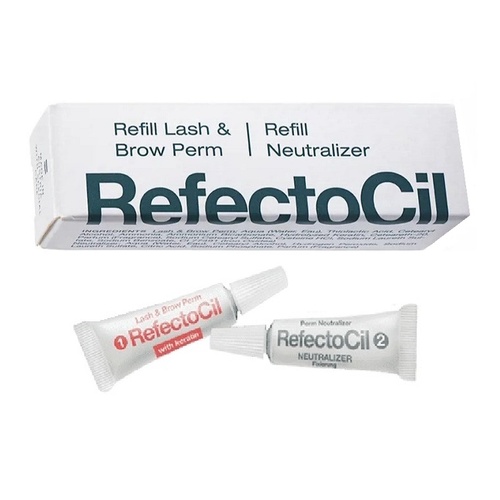 RefectoCil Brow & Lash Pink Power Perm & Neutralizer Refill Solutions 3.5ml