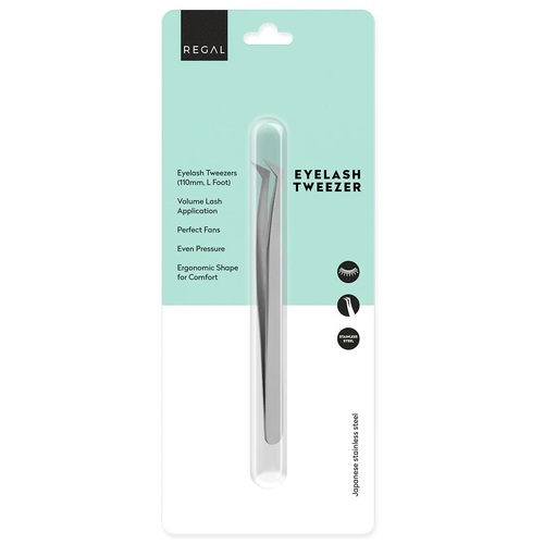 Regal by Anh SHARP L FOOT Eyelash Tweezer - Japanese Stainless Steel - REG18139