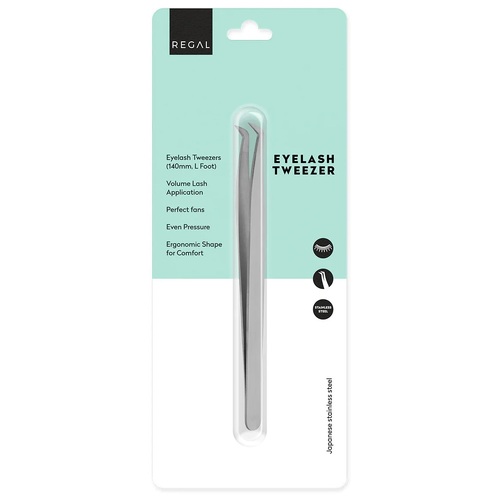 Regal by Anh L SOFT FOOT Eyelash Tweezer - Japanese Stainless Steel - REG18140