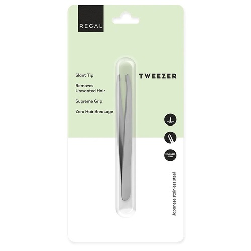Regal by Anh SLANT Angle Tip Tweezer - Japanese Stainless Steel Tweezers
