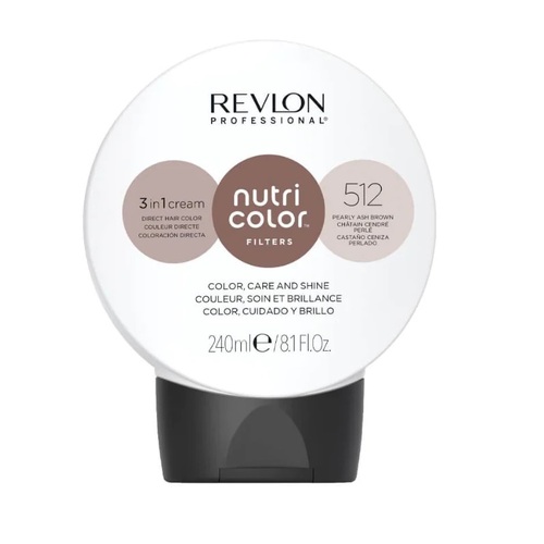 Revlon Nutri Color Filter 3 in 1 Colour Creme 512 Pearly Ash Brown 240ml