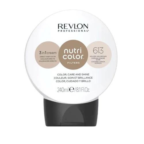 Revlon Nutri Color Filter 3 in 1 Colour Creme 613 Golden Ash Brown 240ml