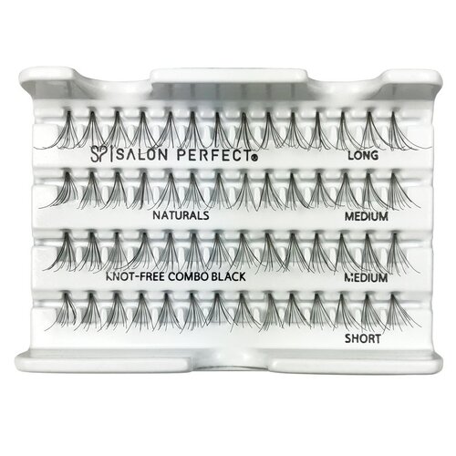 Salon Perfect Individual Knot Free - Combo Black Lashes Eyelashes Short Medium Long