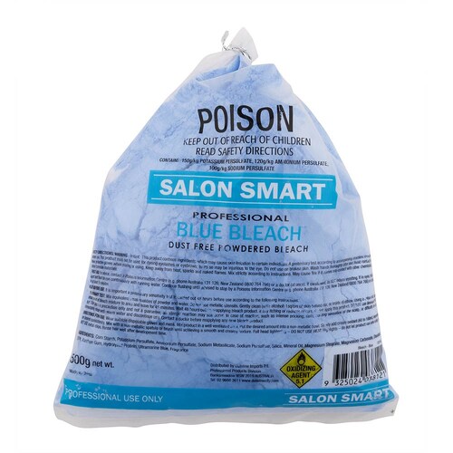 Salon Smart Professional BLUE Powder Bleach 500g Re-Fill BAG