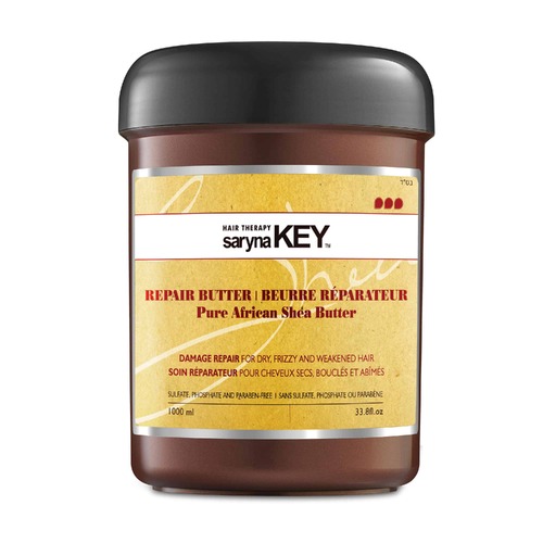 Saryna Key Damage Repair Mask 1000ml Litre Pure African Shea Butter Treatment