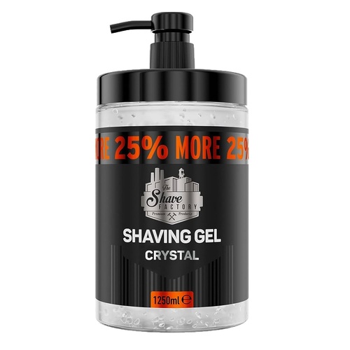 The Shave Factory SHAVE GEL CRYSTAL 1250ml Shaving Gel