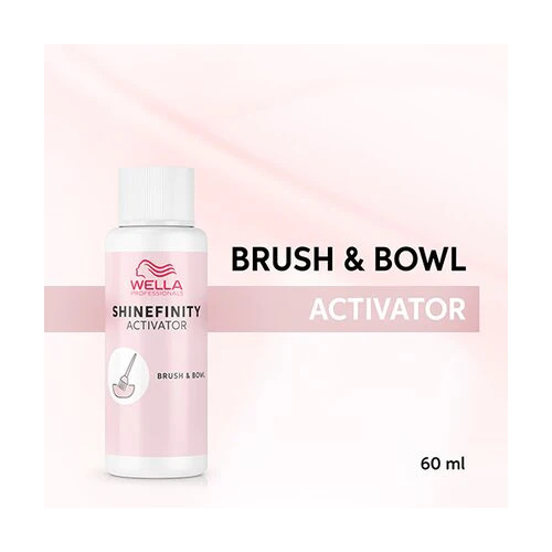 Wella Shinefinity Activator Developer 60ml Brush & Bowl