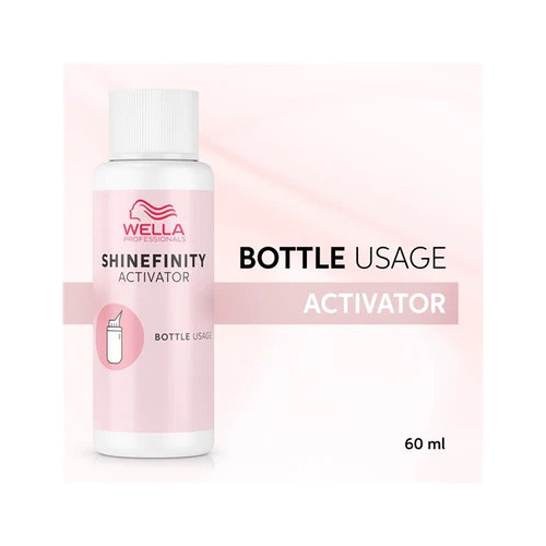 Wella Shinefinity Activator Developer 60ml Bottle Usage