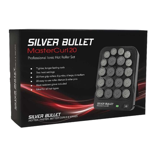 SILVER BULLET MASTERCURL Ionic 20 peice Roller Set Hot Rollers