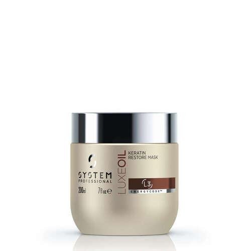 SYSTEM PROFESSIONAL LUXE OIL KERATIN RESTORE MASK 200ML