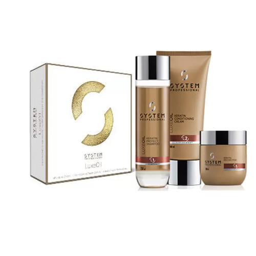 System Professional LuxeOil Trio Shampoo / Conditioning Cream + Keratin Mask