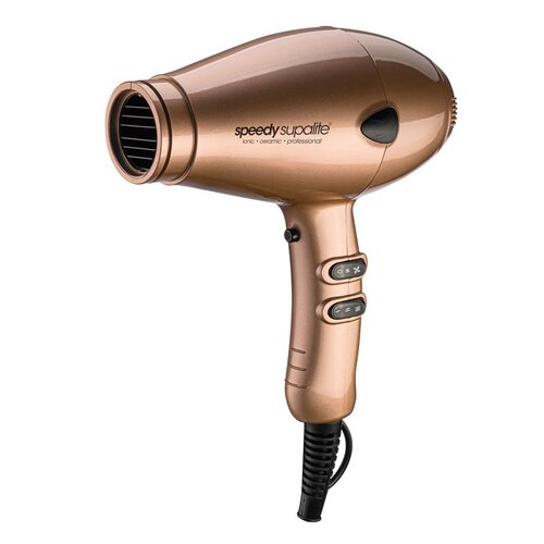 Speedy Supalite Ionic Ceramic Professional Hairdryer GOLD Hair Dryer Supa Lite