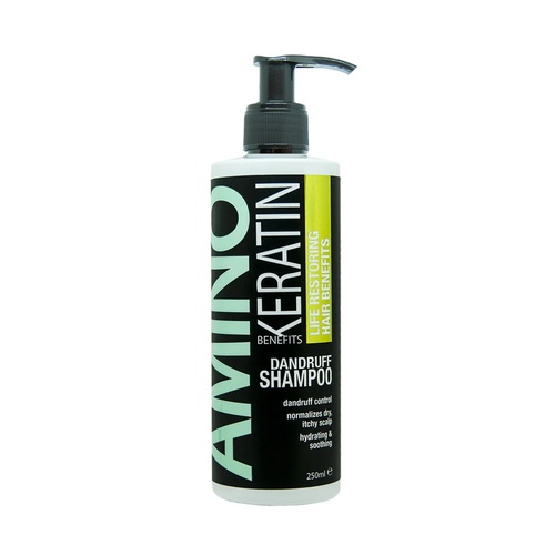Amino Keratin Dandruff Shampoo 250ml - Flake-Free Scalp Treatment