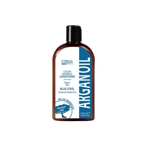 Strega Estetica Argan Oil Color Enhance Blue Conditioner 320ml Banish Brassy Tones