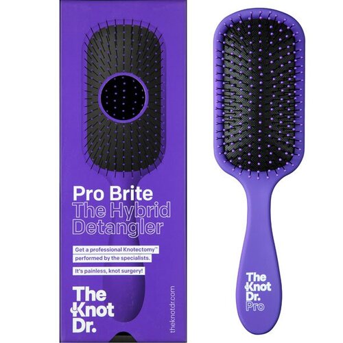 The Knot Dr - Professional Pro Brite PERIWINKLE The Hybrid Detangler Brush
