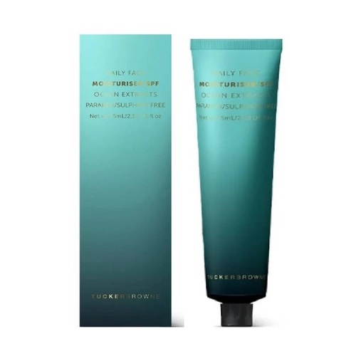 Tucker Brown Daily Face Moisturiser with SPF protection - 75ml