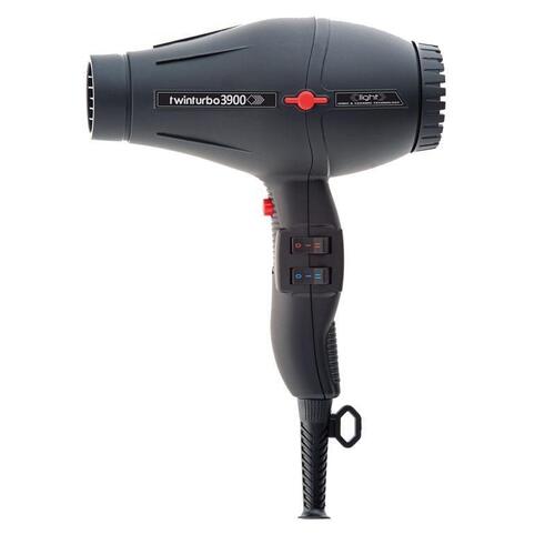 Twin Turbo Professional 3900 Compact Ceramic Ionic Hairdryer Black
