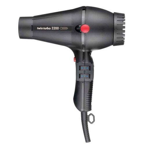 Twin Turbo Professional 3200 Ceramic & Ionic hairdryer - Black Hair Dryer
