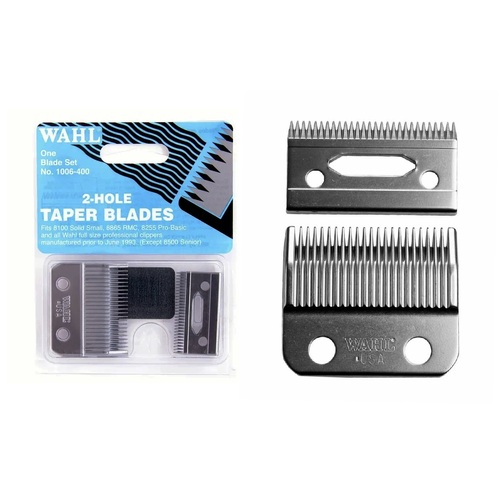 Wahl 2-Hole Taper 2000 & Super Taper Clipper Replacement Blade Set - WA1006-400