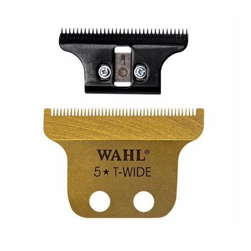 Wahl Professional Gold Titanium DLC T Wide Li Detailer Trimmer Replacement Blade - WA2215-708