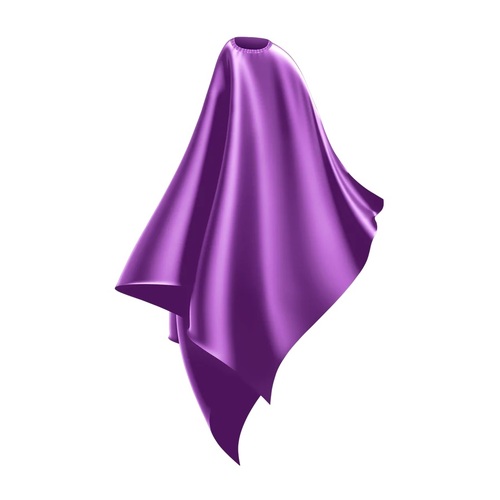 Wahl Professional Cutting Cape 100% Polyester - Purple 3012