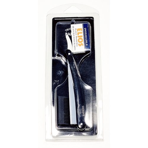 Wahl Traditional Barbers Folding Cut-Throat Razor & 11 Blades