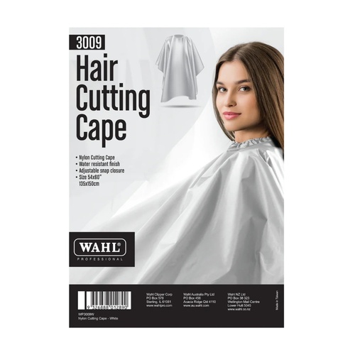 Wahl Professional Cutting Cape Nylon - White WP3009W
