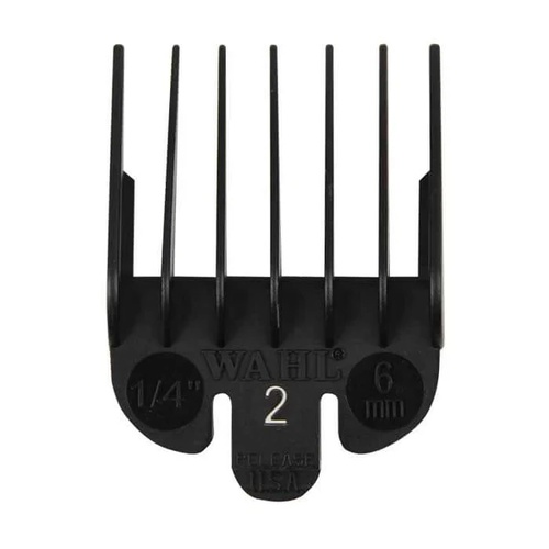 Wahl Professional Clipper No: 2 Cutting Comb Guide - 1/4" - 6mm Black