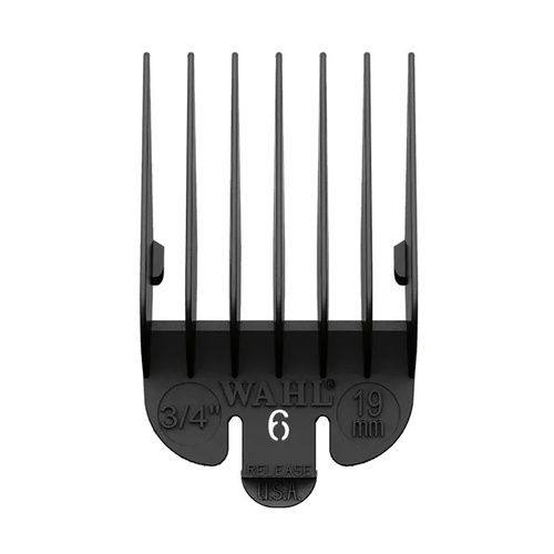 Wahl Professional Clipper No: 6 Cutting Comb Guide - 3/4" - 19mm Black