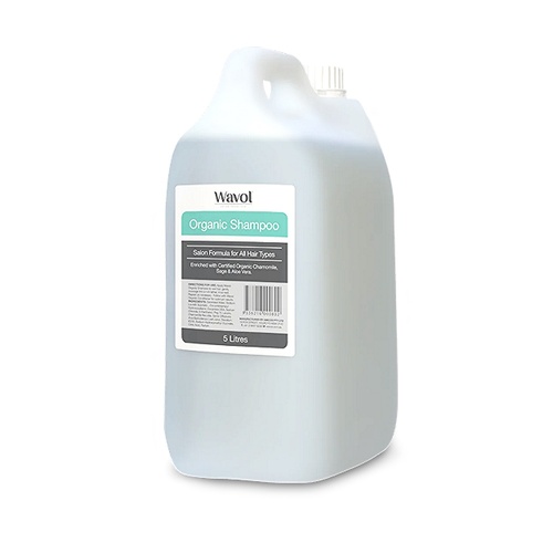 Wavol Organic Shampoo for All Hair Types 5 Litre