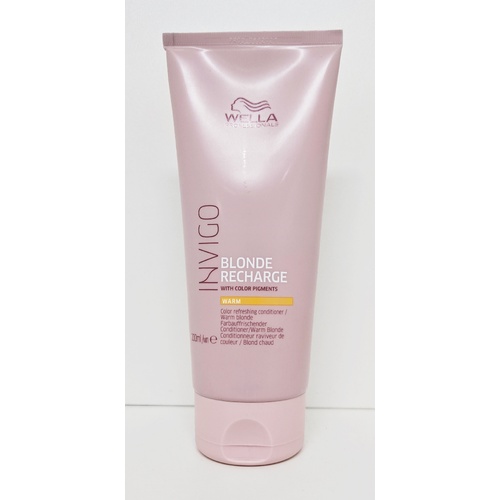 Wella Invigo Blonde Recharge Color Refreshing WARM Toning Conditioner 200ml
