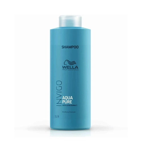 Wella Invigo Aqua Pure Purifying Shampoo 1000ml / Litre