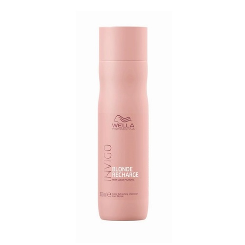 Wella Invigo Blonde Recharge Color Refreshing Cool Toning Shampoo 250ml