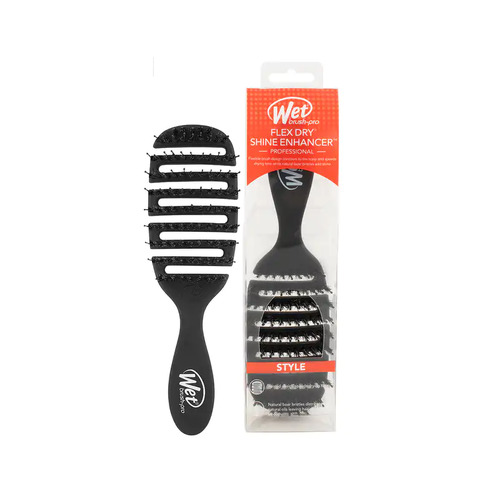 The Wet brush Pro Flex Dry Shine Enhancing Brush - Black